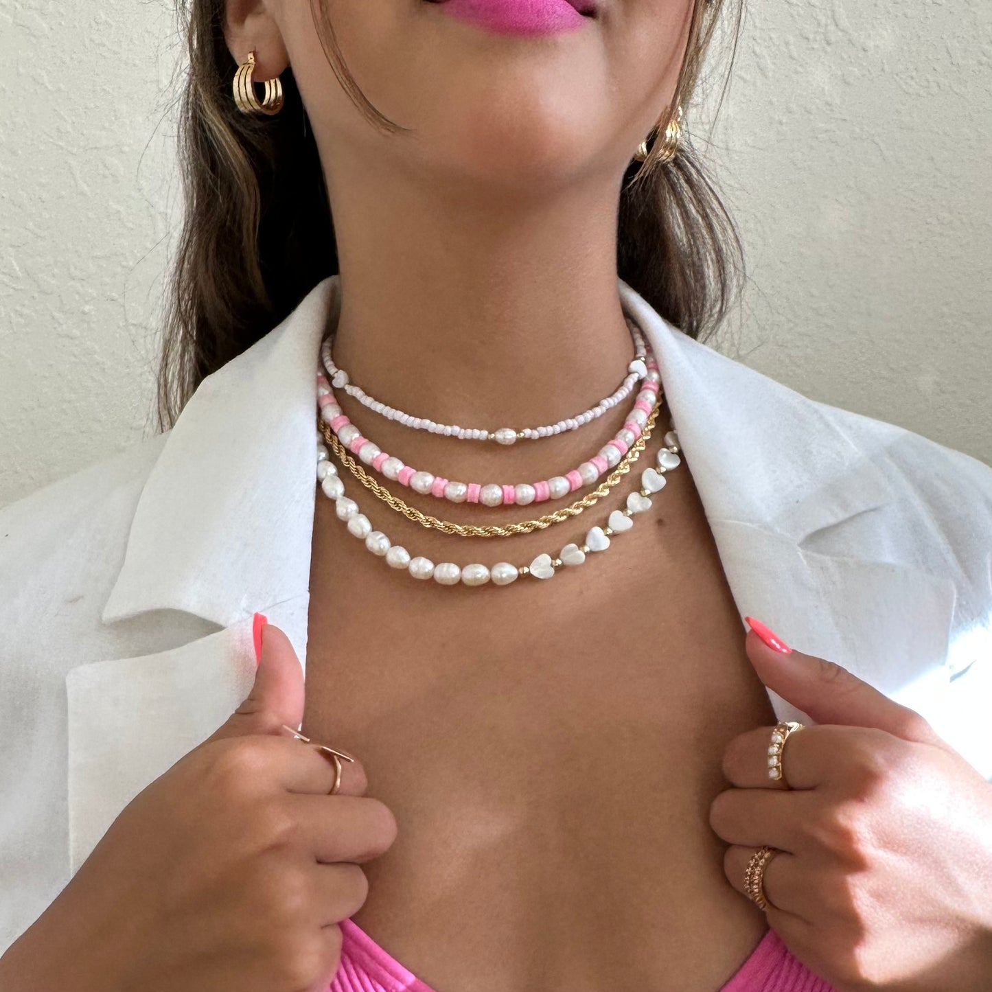 Baby Pink Necklace