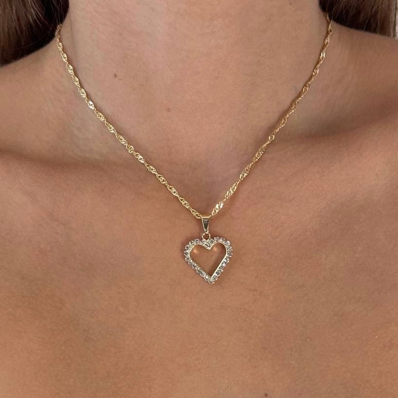 Sparkling Heart Necklace