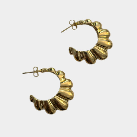 Chunky Croassant Hoops