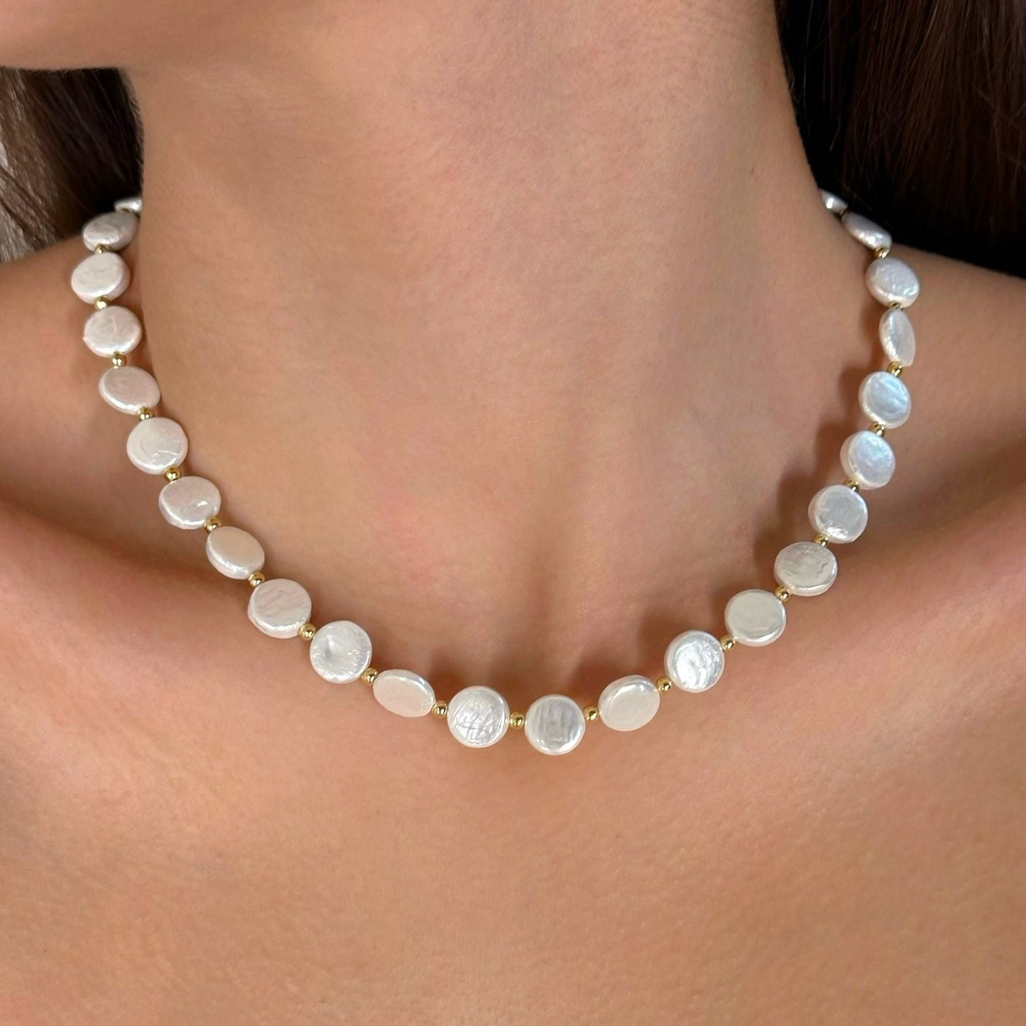 Plain Pearl Necklace