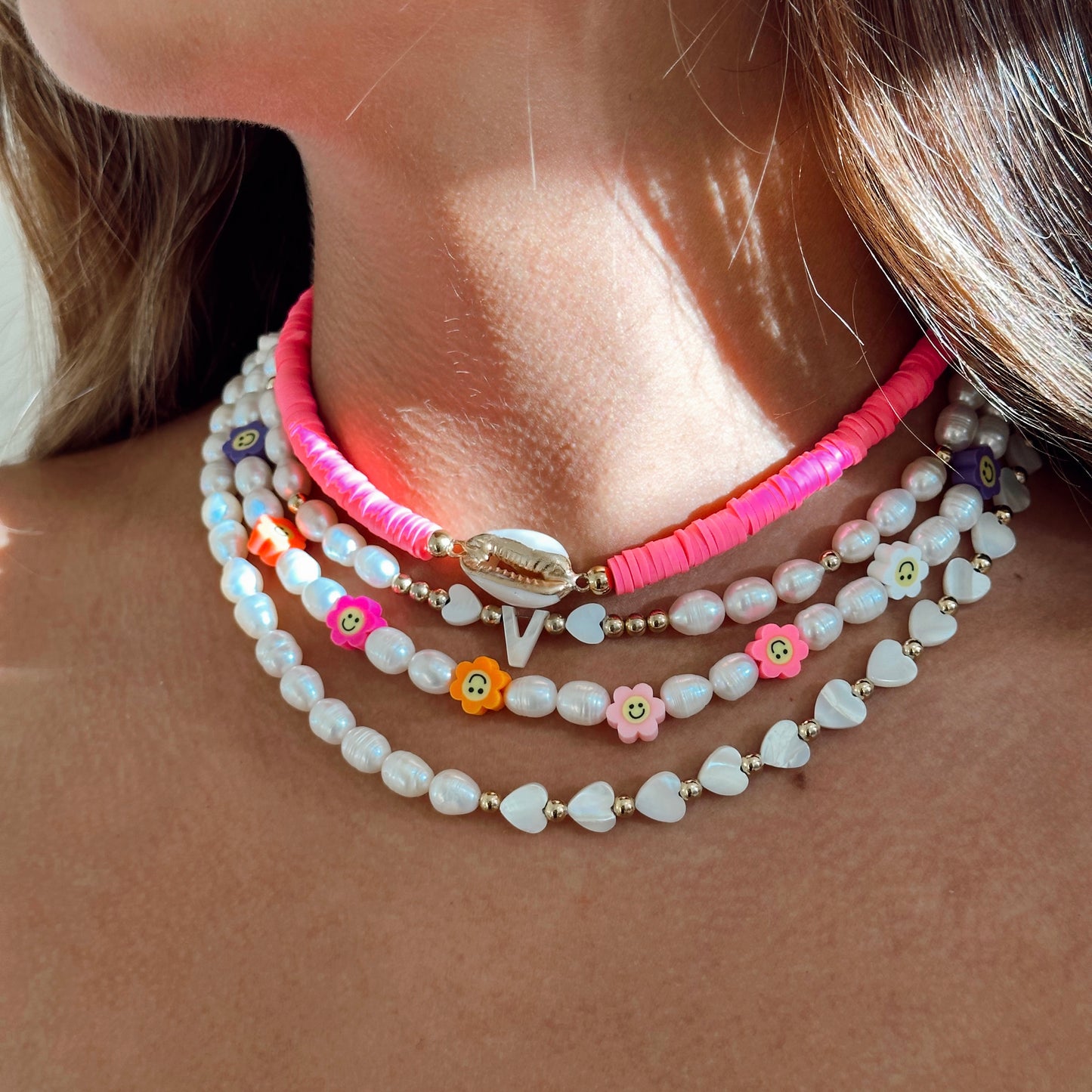 Pink Shell Necklace