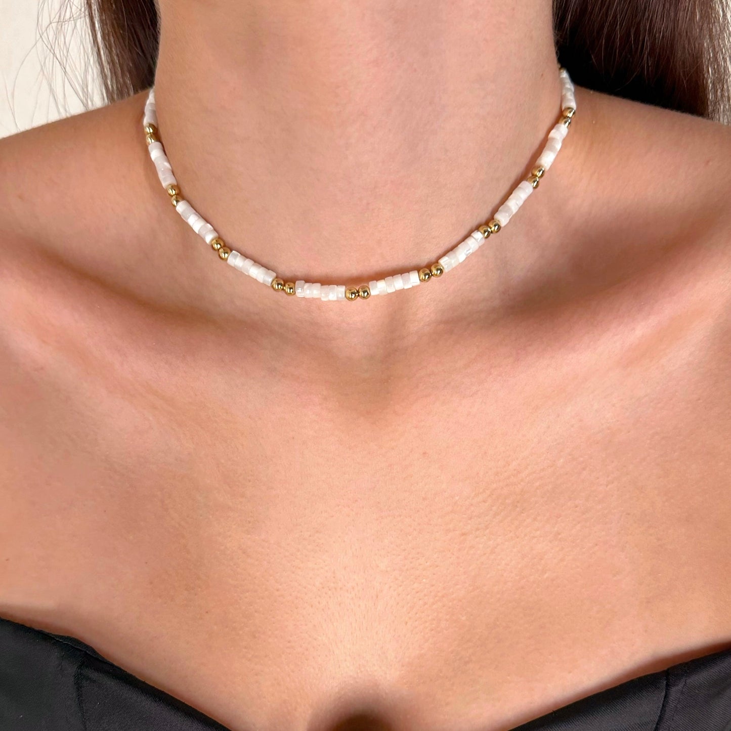 White Nacre Necklace