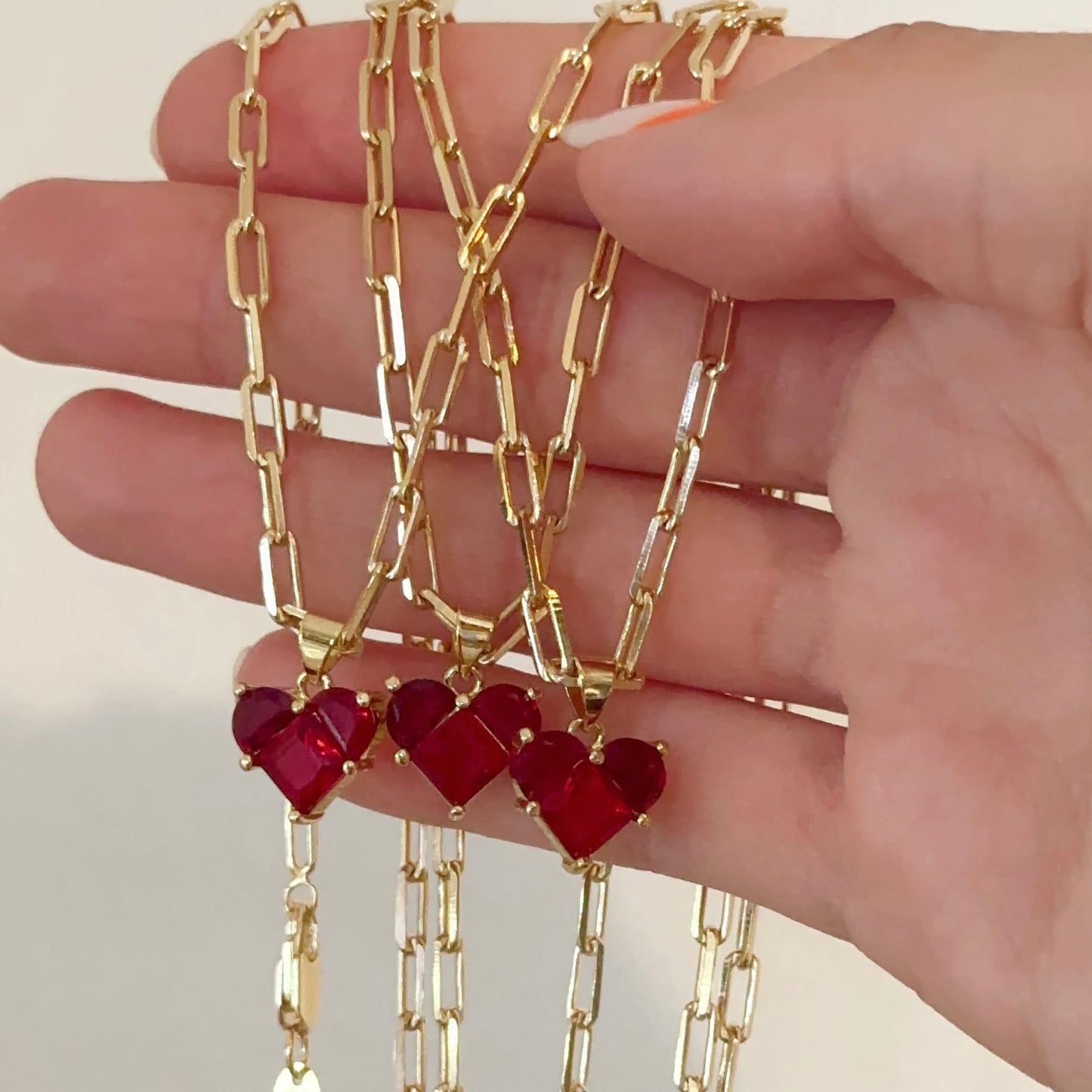 Red Heart Necklace