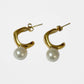 Pearl gold Earrings