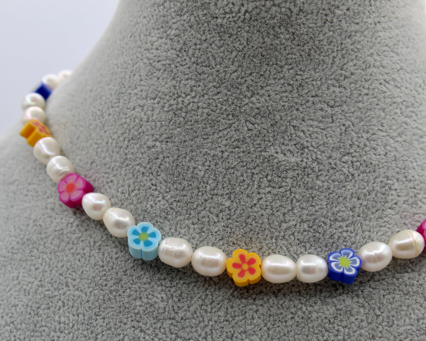 Flower Pearl Necklace