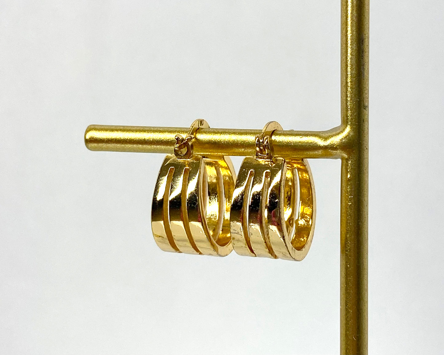 Gold Chunky Hoop